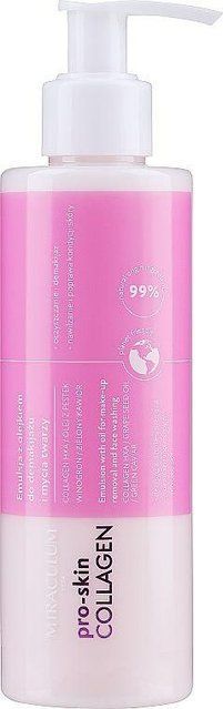 Емульсія з олією для зняття макіяжу та вмивання MIRACULUM 200 мл COLLAGEN PRO-SKIN УТП028905 фото