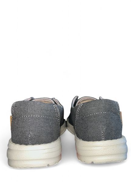 Чоловічі мокасини Hey Dude Wendy Chambray off black Розмір 42, устілка 27.7 см Сірий НФ-00000348-24 фото