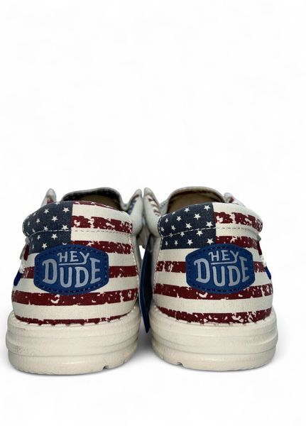 Чоловічі мокасини Hey Dude Wally Patriotic 40001-9CW Розмір 43, устілка 28,2 см Різнобарвні НФ-00000303 фото