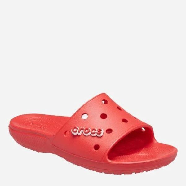 Женские шлепанцы для пляжа Crocs Classic Slide размер 39-40 25 см красный УТП038370 фото