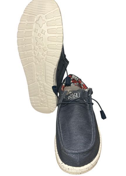 Мужские мокасины Hey Dude Wally Stretch Blue 110382600 размер 44,стелька 29 см Синий НФ-00000304-1 фото