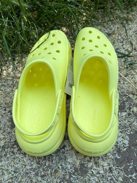 Кроксы Crocs&nbsp;Classic Crush Clog M12 46-47р. 30см Лимонный (оригинал) УТП038351 фото